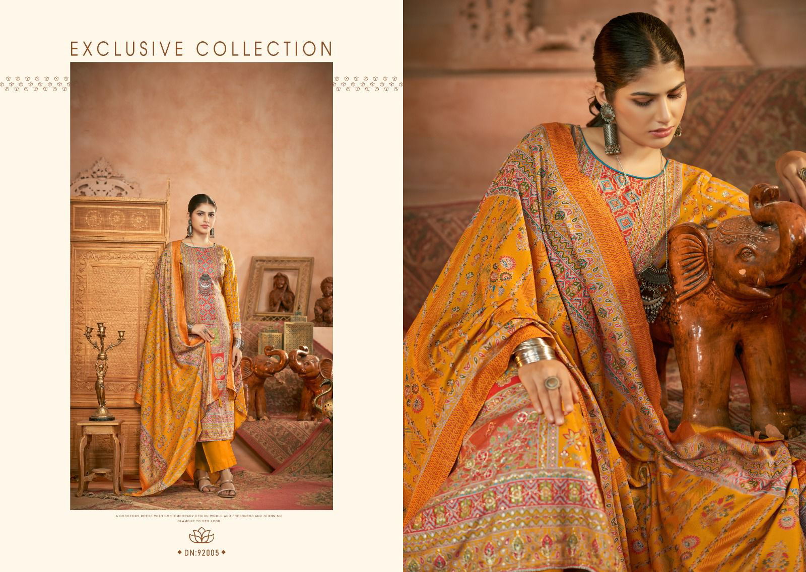 Tannisha By Nishant Designer Viscose Pashmina Dress Material Wholesale Market in Surat